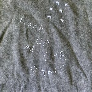 look up at the stars